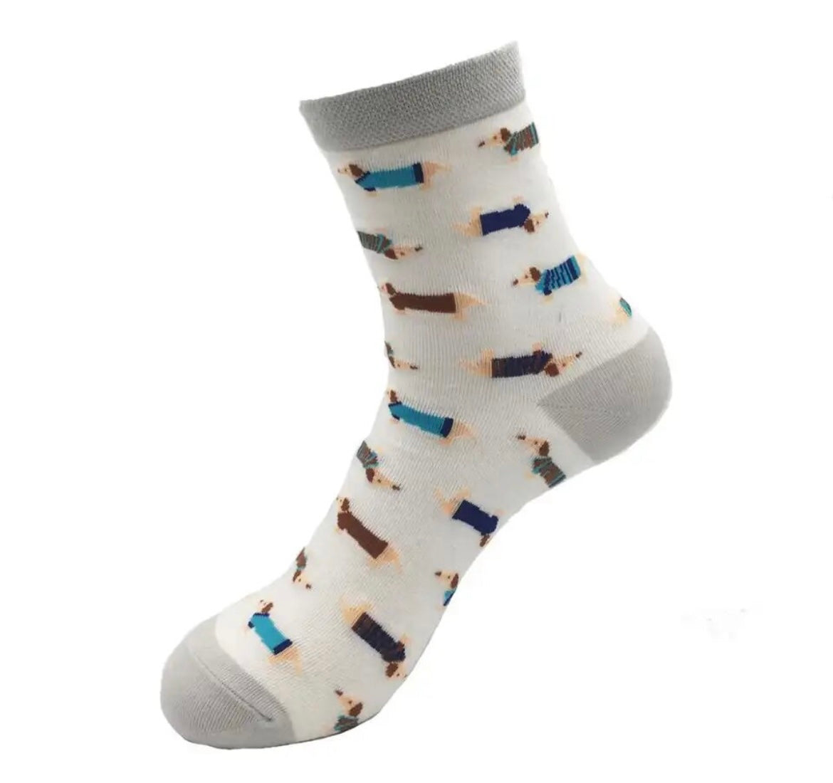 Chaussettes motif Teckels